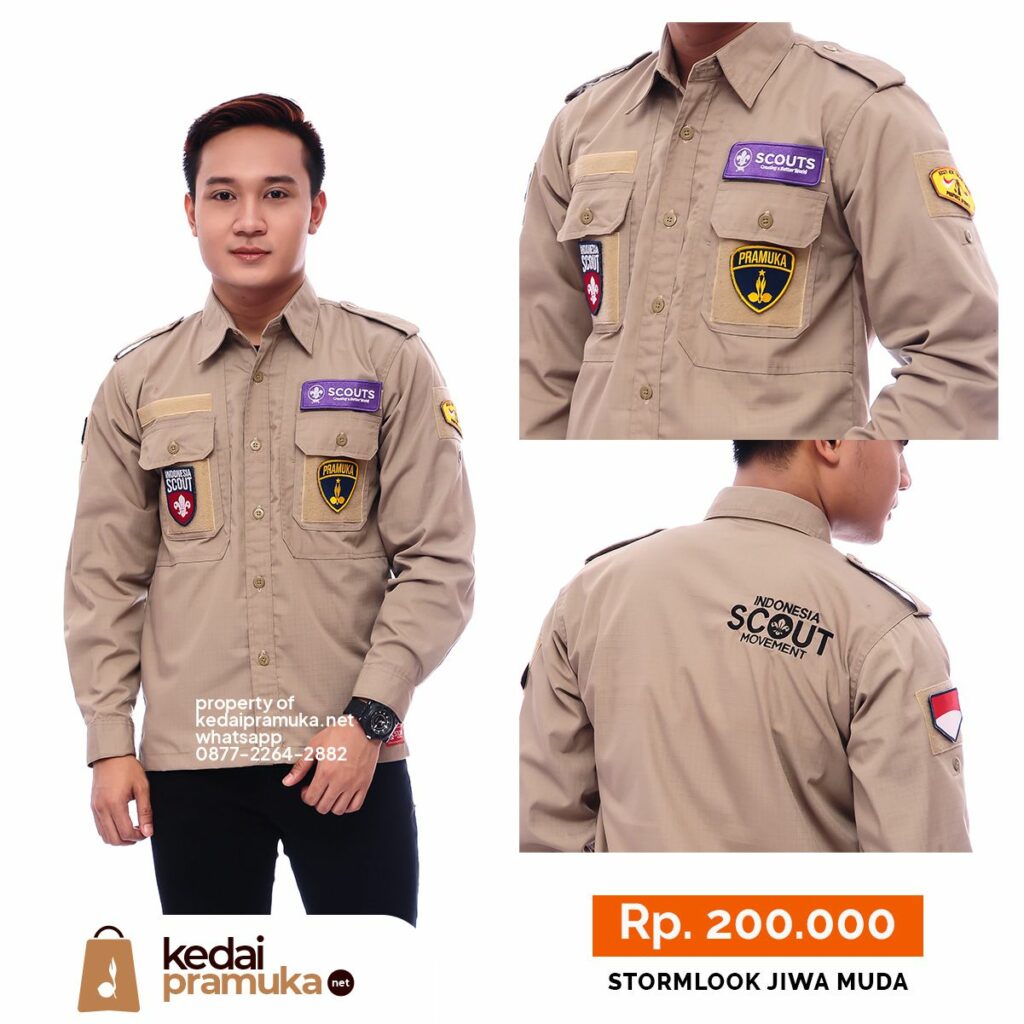 contoh kemeja pdl pramuka a- 087722642882
