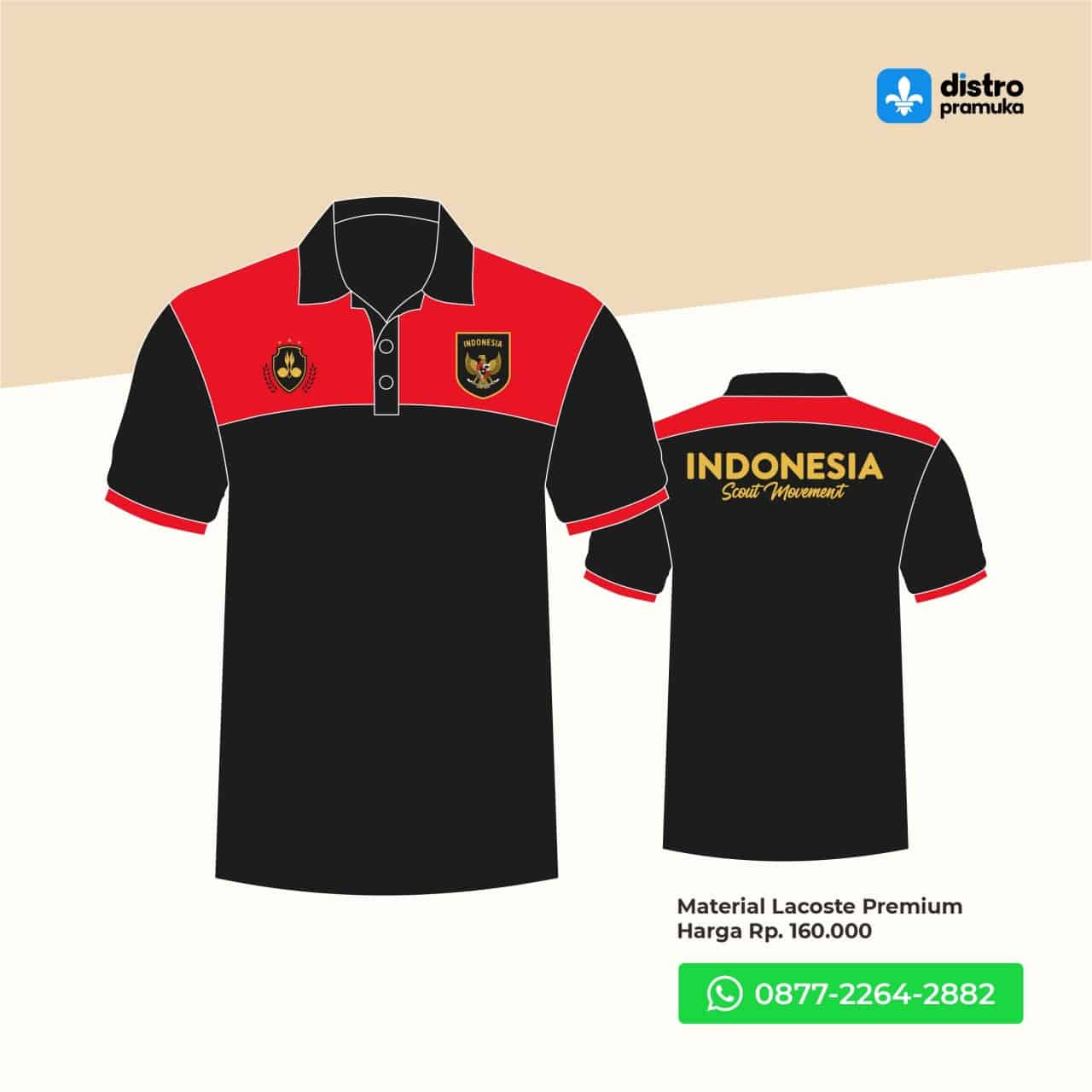 Kaos Kerah Pramuka Indonesia