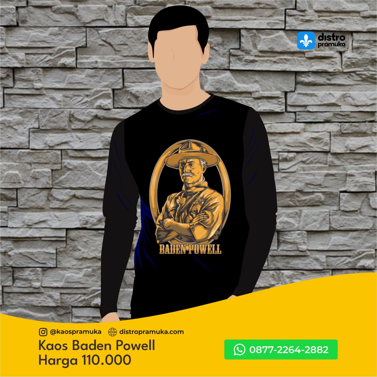 Kaos Bapak Baden Powell